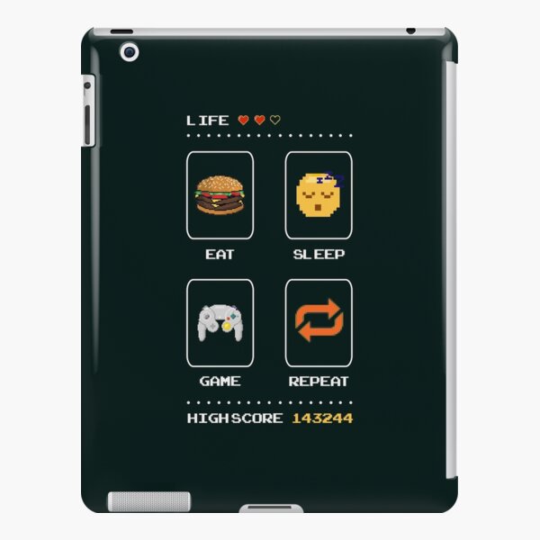 Eat Sleep Game Repeat iPad Snap Case