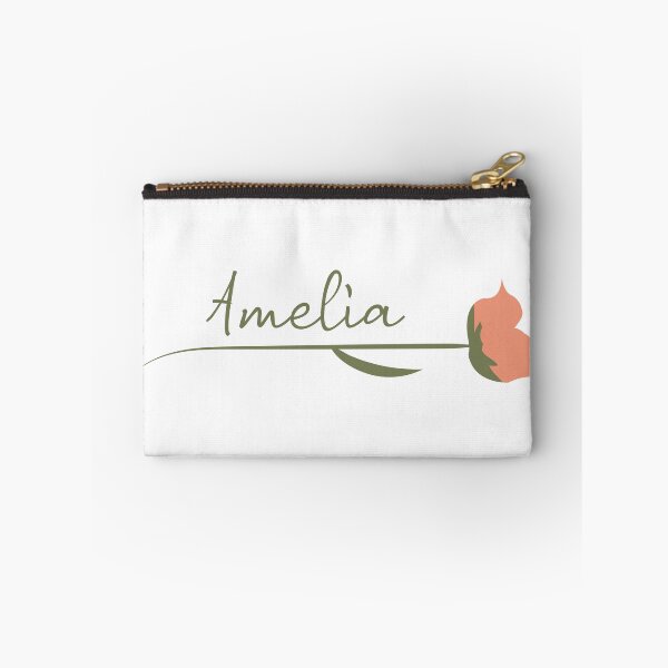 Item preview, Amelia name on a rose designed and sold by flamendes.