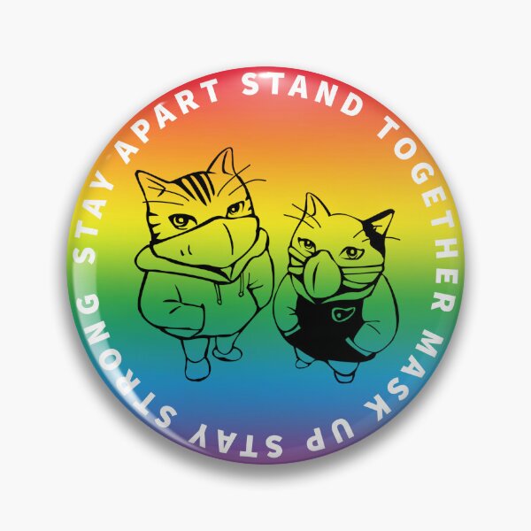 Item preview, Stay Strong: Pride Cats designed and sold by Violet Blue®.