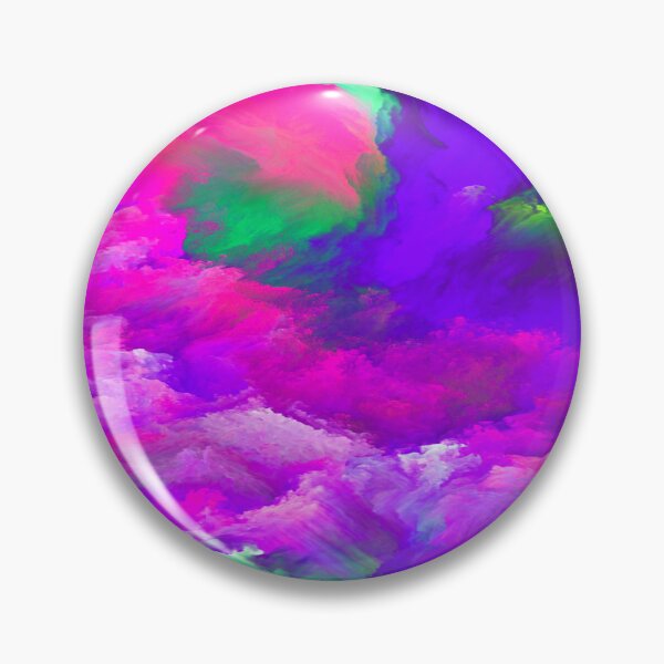Item preview, Above The Clouds Purple Pink Green designed and sold by mwagie.