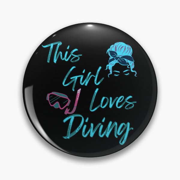 Item preview, This Girl Loves Diving, Girl Diver, Scuba Diver Woman  designed and sold by Rally-Girl.