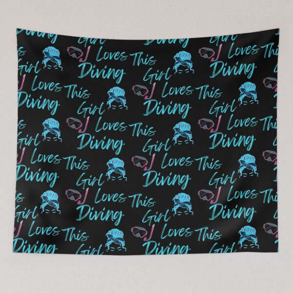Item preview, This Girl Loves Diving, Girl Diver, Scuba Diver Woman  designed and sold by Rally-Girl.