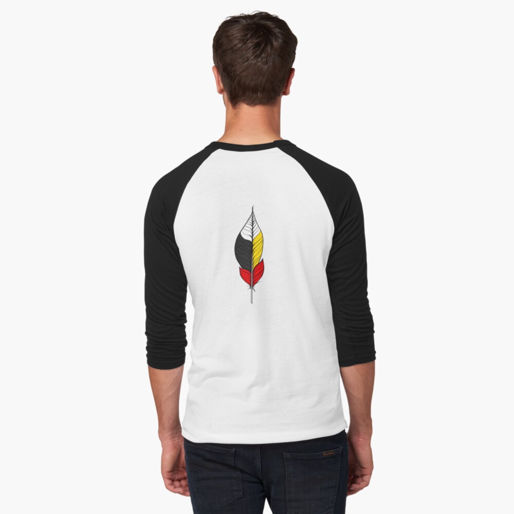 Item preview, Baseball ¾ Sleeve T-Shirt designed and sold by mina-arts.
