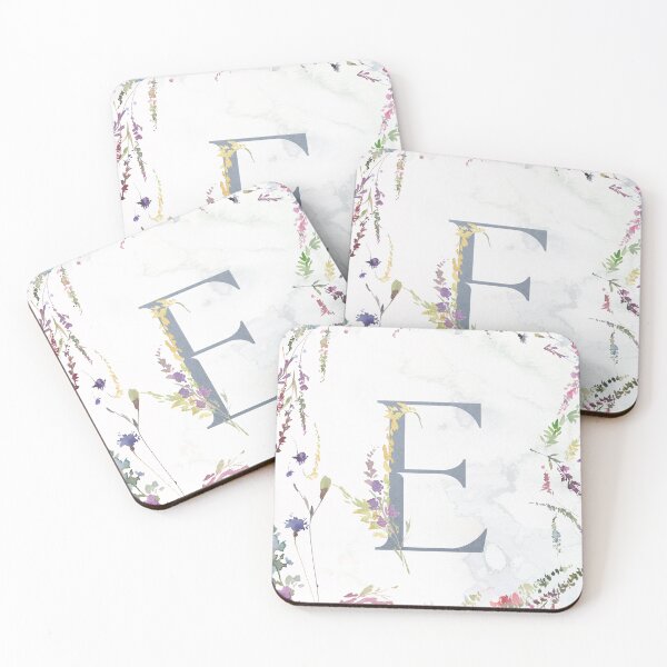 Item preview, Letra E Campo Flores Personalizada designed and sold by WildAliceArt.
