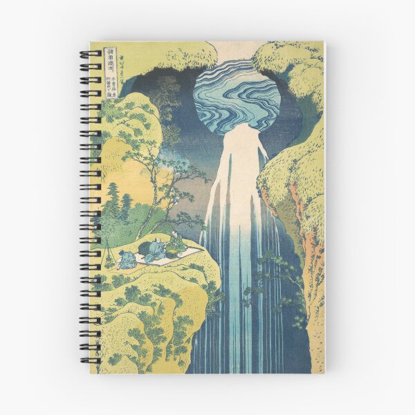 Item preview, The Amida Falls in the Far Reaches of the Kisokaidō Road | Katsushika Hokusai | 1832 Japanese Woodblock Print designed and sold by CJET.