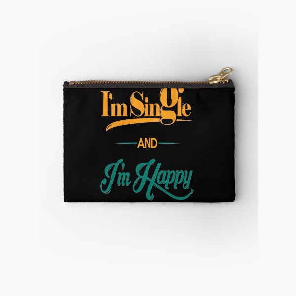 Item preview, I`m single and I`m happy designed and sold by TeeBox16.