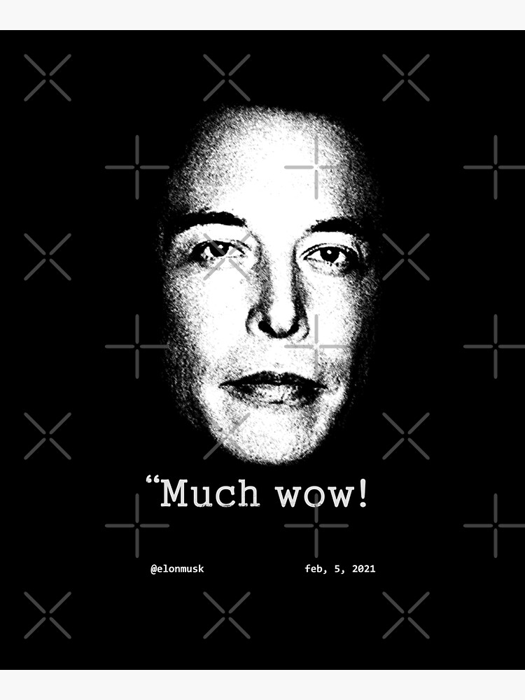 Thumbnail 6 of 6, Apron, Much wow! Elon Musk designed and sold by MonoConscious.