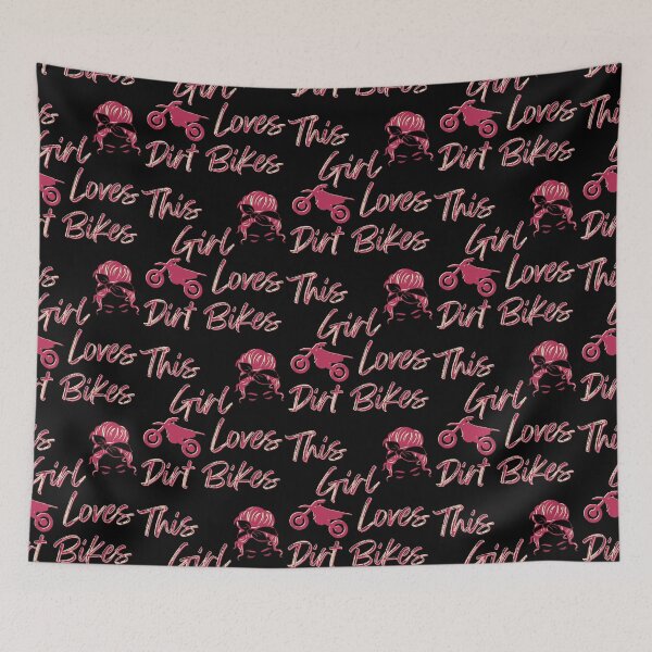 Item preview, This Girl Loves Dirt Bikes, Girl dirt bike, Dirt Biking Woman  designed and sold by Rally-Girl.