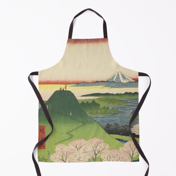 Item preview, New Fuji, Meguro | Utagawa Hiroshige | 1857 Japanese Woodblock Art designed and sold by CJET.