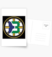 Boston Whalers - Hartford Bruins Postcards