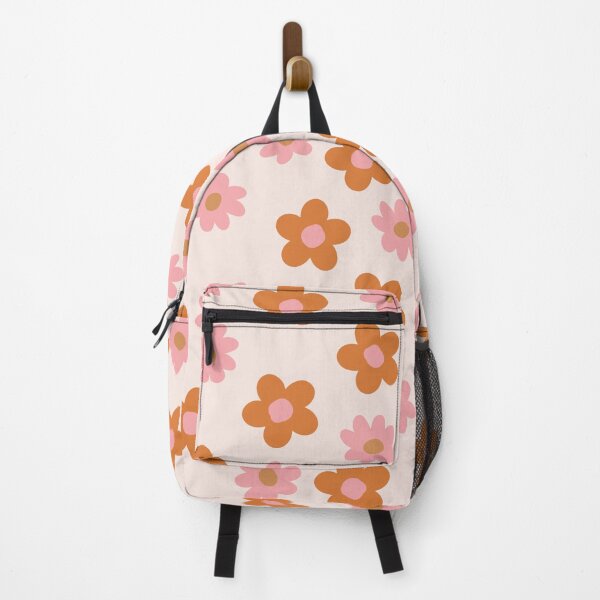 Item preview, Lindo patrón de flores en Blush Pink y Burnt Orange designed and sold by OpalEllery.