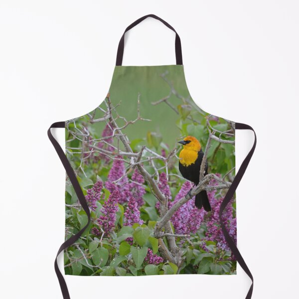 Item preview, Yellow Head Blackbird and Lilacs designed and sold by Whisperingpeaks.