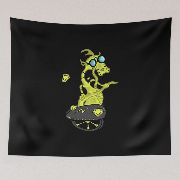 Item preview, Crystal Bag Dragon (Yellow) designed and sold by Tristogo.