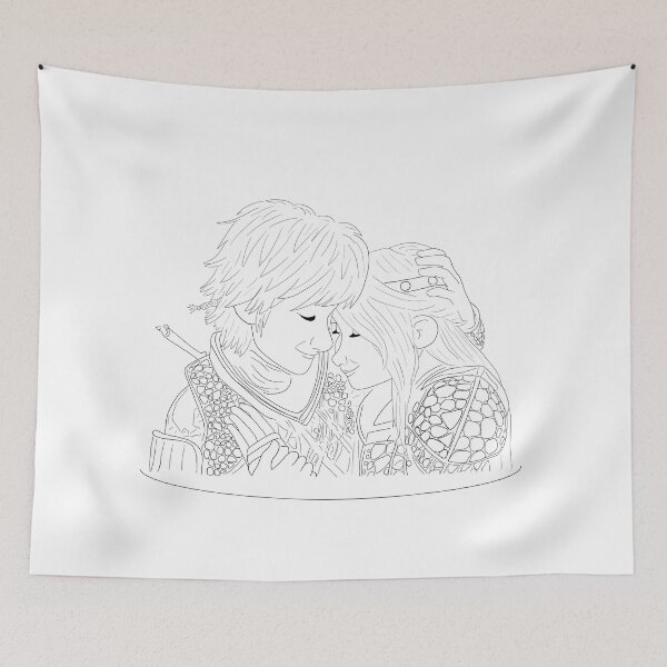 Item preview, Hiccup & Astrid HTTYD 3 designed and sold by TheSimpleEdge.