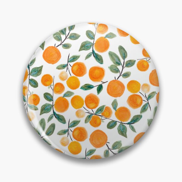 Item preview, Watercolor Orange Citrus Botanical Pattern designed and sold by OpalEllery.
