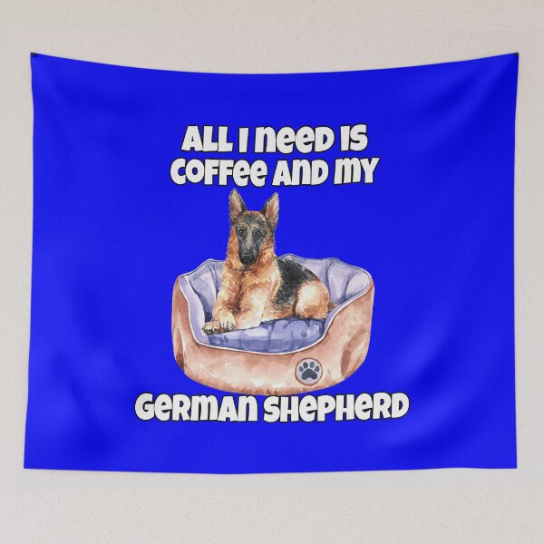 Item preview, German Shepherd Dog Owner All I Need Is Coffee And My German Shepherd  designed and sold by fantasticdesign.