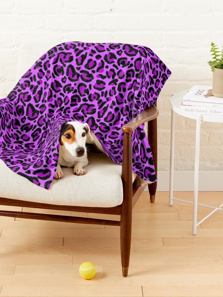 Purple fashion dog blanket