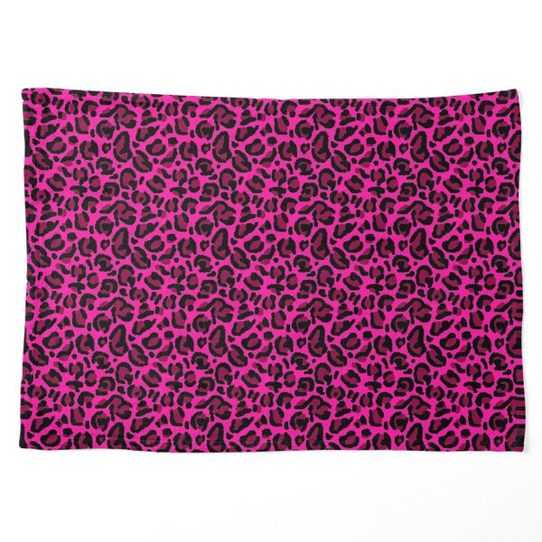 Pink cheetah print blanket sale