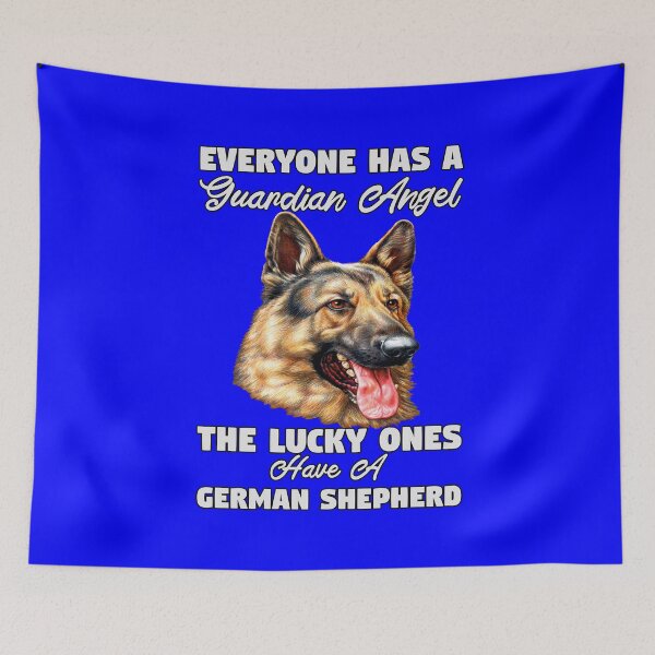 Item preview, German Shepherd Dog Everyone Has A Guardian Angel designed and sold by fantasticdesign.