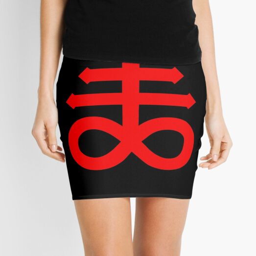 Satanic Cross Leviathans Cross Mini Skirt For Sale By Jacknightw