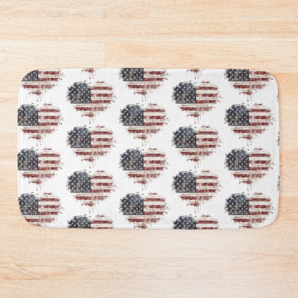 Item preview, Heart American Flag designed and sold by monarchgraphics.