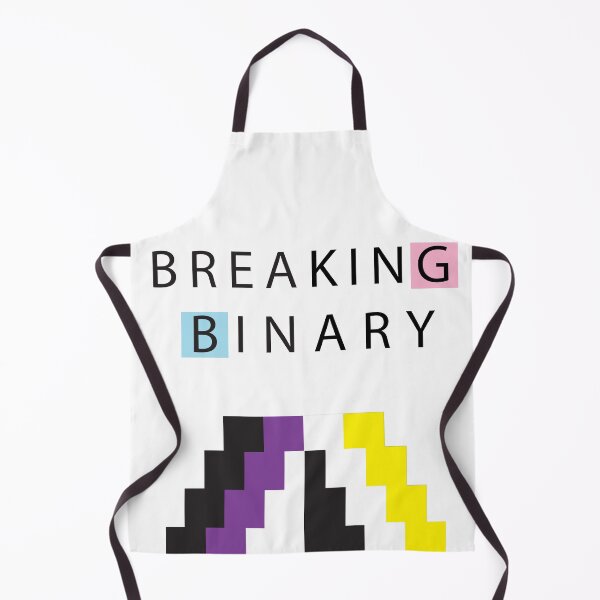 Item preview, Breaking Binary (White) designed and sold by BeJolley.