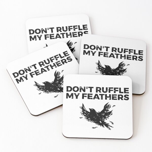 Item preview, Funny Bird Pun - Don't Ruffle My Feathers designed and sold by EstelleStar.