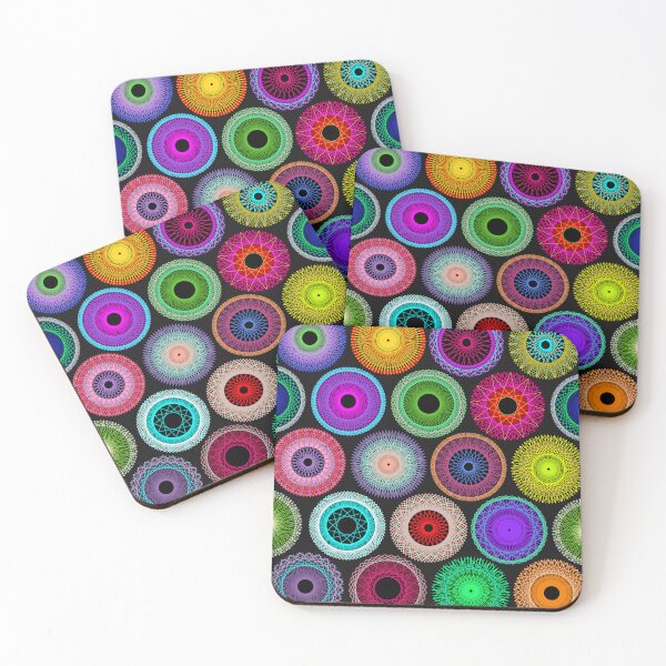 Item preview, Polka Dot with Math Stars on Black 2 designed and sold by Shapes-Mania.