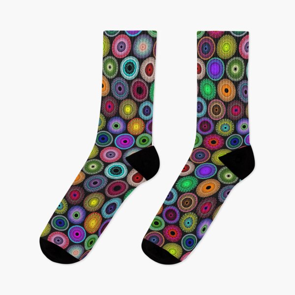 Item preview, Polka Dot with Math Stars on Black 2 designed and sold by Shapes-Mania.