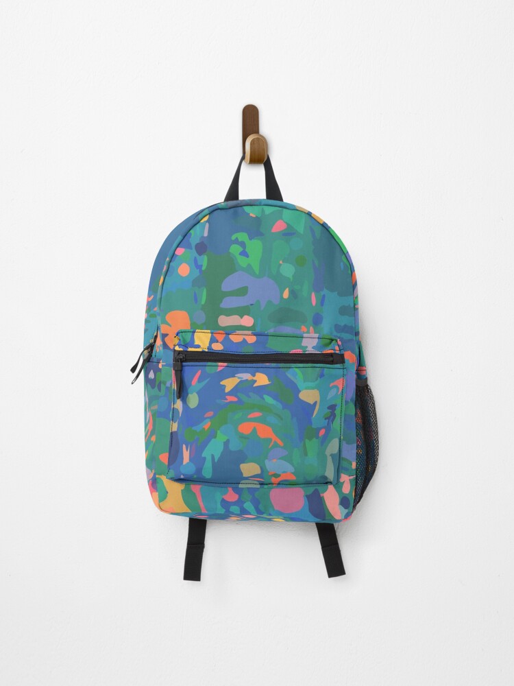 Thumbnail 1 of 3, Backpack, Abstract Maximalism designed and sold by JuneJournal.