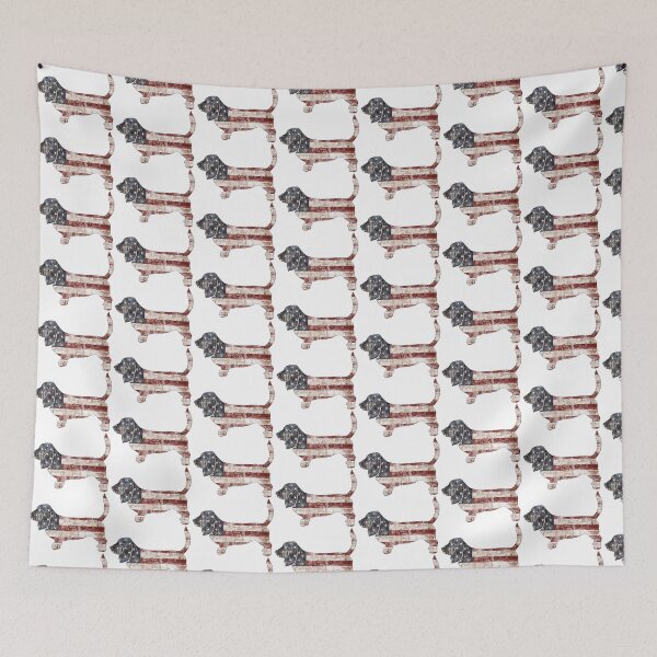 Item preview, Basset Hound - American Flag designed and sold by monarchgraphics.