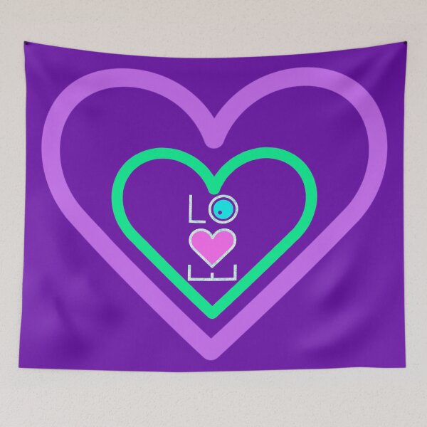 Item preview, LoLove Amor feliz | Diseño de amor | Diseño en colores pastel | Arte de amor único designed and sold by Geniuskatie.