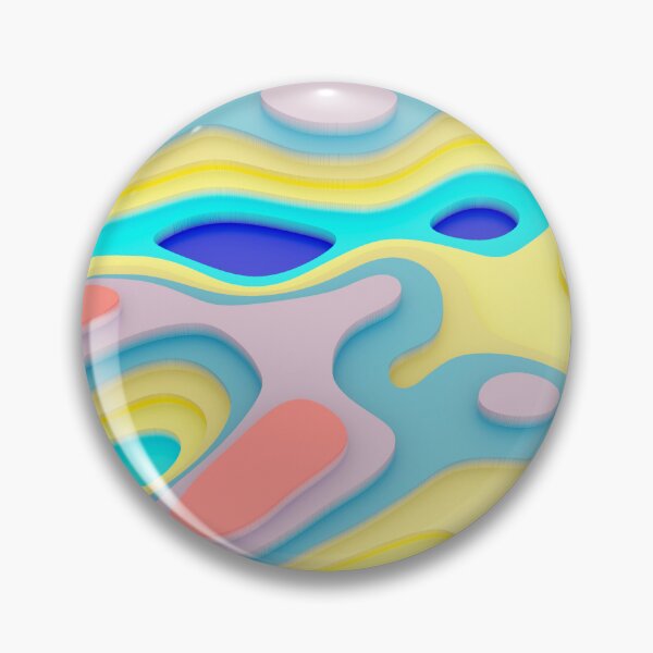 Item preview, Pastel 3D topographic pattern designed and sold by bradm50.