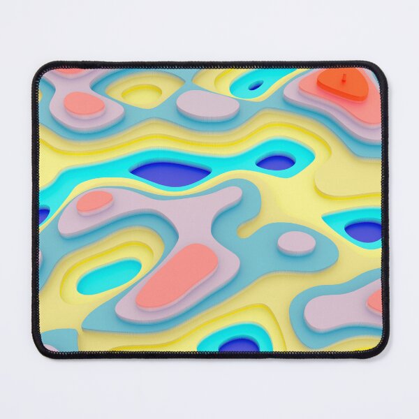 Item preview, Pastel 3D topographic pattern designed and sold by bradm50.