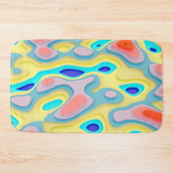 Item preview, Pastel 3D topographic pattern designed and sold by bradm50.