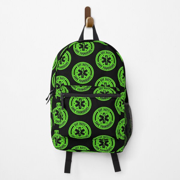 Item preview, Off Duty Save Yourselves GREEN Funny EMT Nurse Paramedic designed and sold by BOBSMITHHHHH.