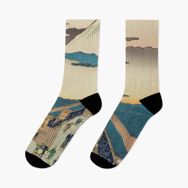 Item preview, Surugacho | Utagawa Hiroshige | 1857 Japanese Woodblock Art designed and sold by CJET.