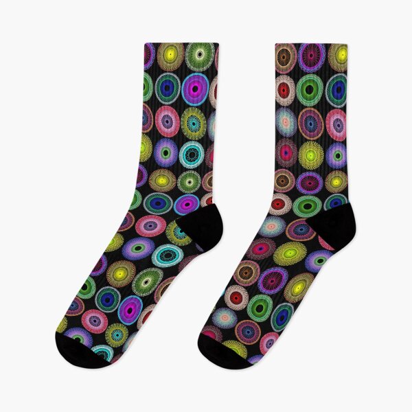 Item preview, Estrellas de cadena de colores sobre negro designed and sold by Shapes-Mania.