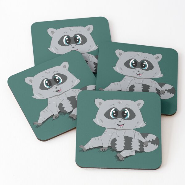 Item preview, Cute Raccoon designed and sold by CharacterAlley.