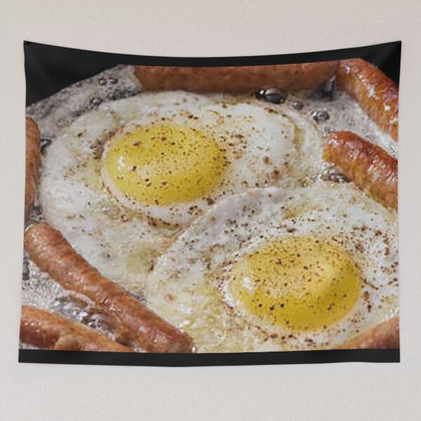 Item preview, Eggs and Sausage, Breakfast, Fried Eggs, Sunny Side up Eggs, Sausage Links, Sausage designed and sold by Nostrathomas66.