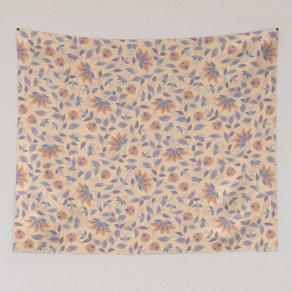 Item preview, Kalamkari. Indian Floral Motif. designed and sold by Skaska.