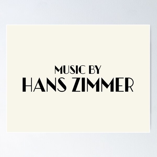 Artikel-Vorschau von Musik von Hans Zimmer, designt und verkauft von keilamariadesig.