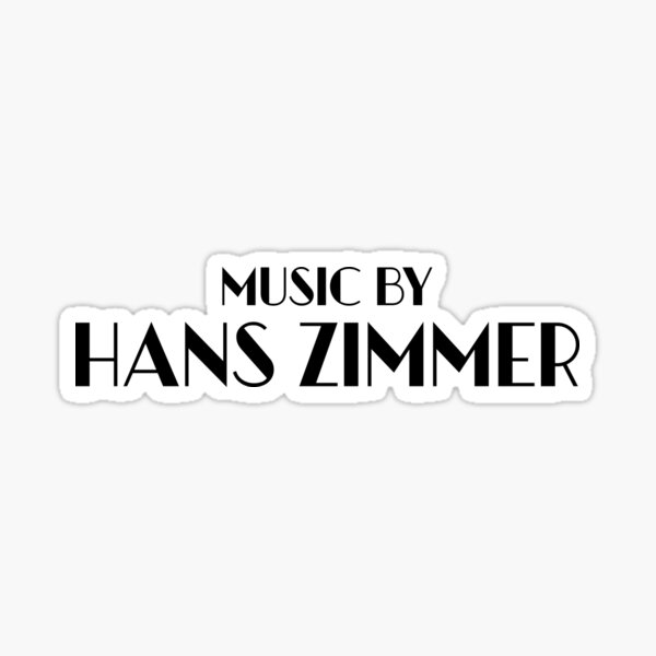 Artikel-Vorschau von Musik von Hans Zimmer, designt und verkauft von keilamariadesig.