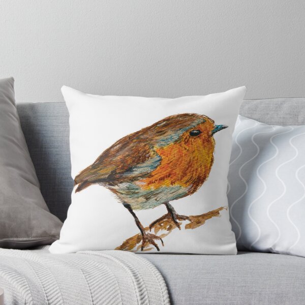 Item preview, Pintura bastante inglesa del pájaro del petirrojo designed and sold by Honest-Explorer.
