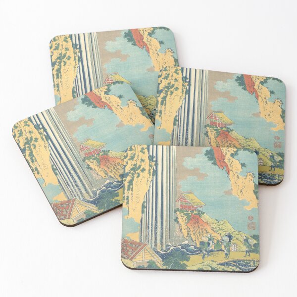 Item preview, Ono Waterfall on the Kisokaidō | Katsushika Hokusai | 1833 Japanese Woodblock Art designed and sold by CJET.