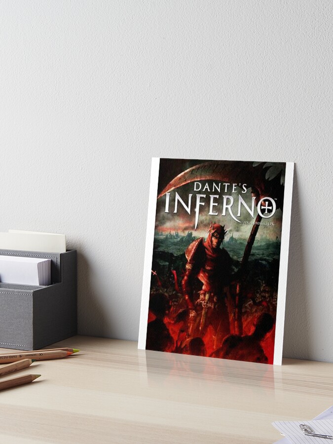 Dantes Inferno Art Board Print for Sale by Mengarda