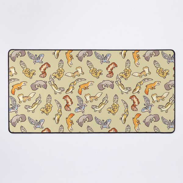 chub gecko babies Desk Mat