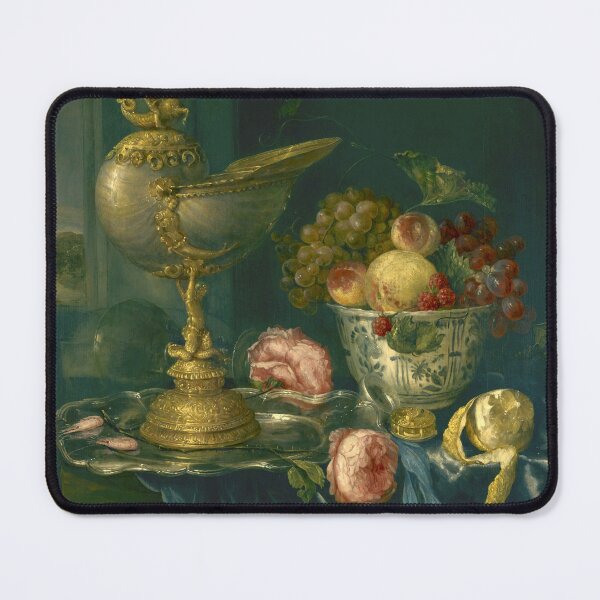 Item preview, Banquet Still Life with Nautilus Cup by Abraham van Beyeren, Dutch, 1650 designed and sold by Shapes-Mania.