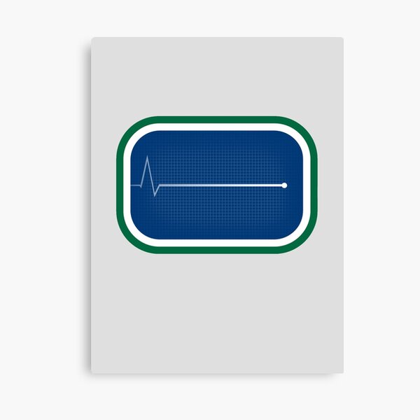 Vancouver Canucks Flatline Canvas Print