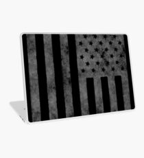 Vinilo para portátil Estilo de Grunge de bandera de Estados Unidos